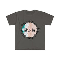 She Is Strong! Women's Graphic Tee! Unisex. Ultra Soft, T-shirts, Classic Fit, Graphic Tees FreckledFoxCompany