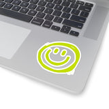 Smile More Lime Green Vinyl Sticker! FreckledFoxCompany