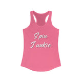 Spin Junkie Women's Racerback Tank Top! Activewear! FreckledFoxCompany