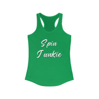 Spin Junkie Women's Racerback Tank Top! Activewear! FreckledFoxCompany