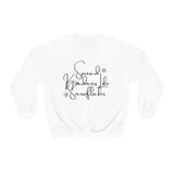 Spread Kindness Like Snowflakes Unisex Crewneck Sweatshirt! Winter Vibes FreckledFoxCompany