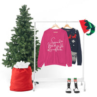 Spread Kindness Like Snowflakes Unisex Crewneck Sweatshirt! Winter Vibes FreckledFoxCompany