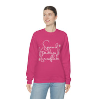 Spread Kindness Like Snowflakes Unisex Crewneck Sweatshirt! Winter Vibes FreckledFoxCompany