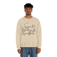 Spread Kindness Like Snowflakes Unisex Crewneck Sweatshirt! Winter Vibes FreckledFoxCompany