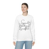 Spread Kindness Like Snowflakes Unisex Crewneck Sweatshirt! Winter Vibes FreckledFoxCompany