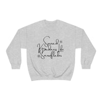 Spread Kindness Like Snowflakes Unisex Crewneck Sweatshirt! Winter Vibes FreckledFoxCompany