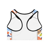 Spring Blues Sports Bra/Crop Top! Athleisure, Activewear! FreckledFoxCompany