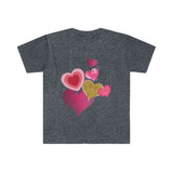 Stacking Hearts Graphic Tees! Unisex, Ultra Soft, 100% Cotton! FreckledFoxCompany