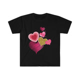 Stacking Hearts Graphic Tees! Unisex, Ultra Soft, 100% Cotton! FreckledFoxCompany