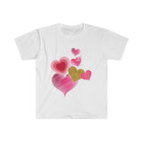 Stacking Hearts Graphic Tees! Unisex, Ultra Soft, 100% Cotton! FreckledFoxCompany