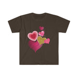 Stacking Hearts Graphic Tees! Unisex, Ultra Soft, 100% Cotton! FreckledFoxCompany