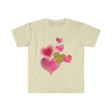 Stacking Hearts Graphic Tees! Unisex, Ultra Soft, 100% Cotton! FreckledFoxCompany