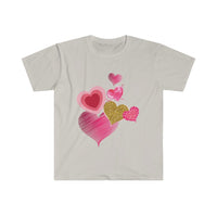 Stacking Hearts Graphic Tees! Unisex, Ultra Soft, 100% Cotton! FreckledFoxCompany