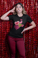 Stacking Hearts Graphic Tees! Unisex, Ultra Soft, 100% Cotton! FreckledFoxCompany