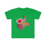 Stacking Hearts Graphic Tees! Unisex, Ultra Soft, 100% Cotton! FreckledFoxCompany