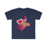 Stacking Hearts Graphic Tees! Unisex, Ultra Soft, 100% Cotton! FreckledFoxCompany