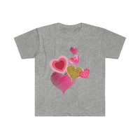 Stacking Hearts Graphic Tees! Unisex, Ultra Soft, 100% Cotton! FreckledFoxCompany