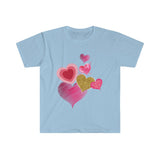 Stacking Hearts Graphic Tees! Unisex, Ultra Soft, 100% Cotton! FreckledFoxCompany