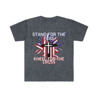 Stand For The Flag Kneel For The Cross Graphic Tees! Independence Day! FreckledFoxCompany