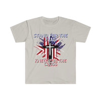 Stand For The Flag Kneel For The Cross Graphic Tees! Independence Day! FreckledFoxCompany