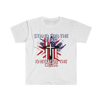 Stand For The Flag Kneel For The Cross Graphic Tees! Independence Day! FreckledFoxCompany