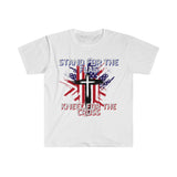 Stand For The Flag Kneel For The Cross Graphic Tees! Independence Day! FreckledFoxCompany