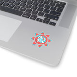 Sun and Fun Blush Pink and Aqua Blue Vinyl Sticker! FreckledFoxCompany