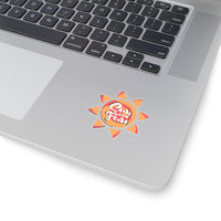 Sun and Fun Coral and Pink Vinyl Sticker! FreckledFoxCompany