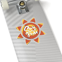 Sun and Fun Toasted Almond Vinyl Sticker! FreckledFoxCompany