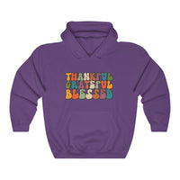 Thankful Grateful Blessed Retro Hoodie! Fall Vibes! FreckledFoxCompany