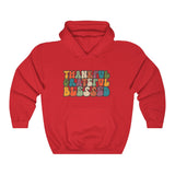 Thankful Grateful Blessed Retro Hoodie! Fall Vibes! FreckledFoxCompany