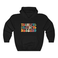 Thankful Grateful Blessed Retro Hoodie! Fall Vibes! FreckledFoxCompany