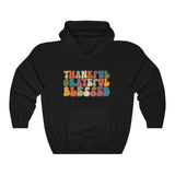 Thankful Grateful Blessed Retro Hoodie! Fall Vibes! FreckledFoxCompany