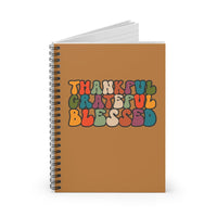 Thankful Grateful Blessed Retro Inspired Journal! Fall Vibes! FreckledFoxCompany