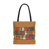 Thankful Grateful Blessed Retro Inspired Tote Bag! Fall Vibes! FreckledFoxCompany