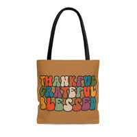 Thankful Grateful Blessed Retro Inspired Tote Bag! Fall Vibes! FreckledFoxCompany