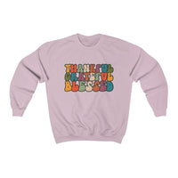 Thankful Grateful Blessed Unisex Crewneck Sweatshirt! Fall Vibes! FreckledFoxCompany