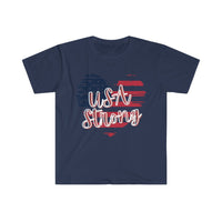 USA Strong American Flag Heart Graphic Tees! Independence Day! FreckledFoxCompany