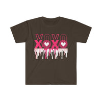 Valentines XOXO Drip Graphic Tees! Unisex, ultra soft, 100% Cotton! FreckledFoxCompany