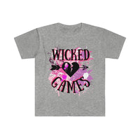 Wicked Games Valentines Day Graphic Tees! Unisex, 100% Cotton, Ultra Soft FreckledFoxCompany