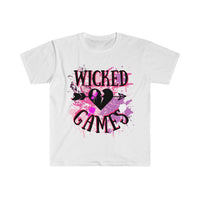 Wicked Games Valentines Day Graphic Tees! Unisex, 100% Cotton, Ultra Soft FreckledFoxCompany