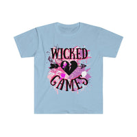 Wicked Games Valentines Day Graphic Tees! Unisex, 100% Cotton, Ultra Soft FreckledFoxCompany