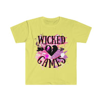 Wicked Games Valentines Day Graphic Tees! Unisex, 100% Cotton, Ultra Soft FreckledFoxCompany