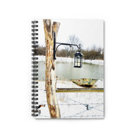 Wintery Pond With Lantern Journal! Bullet Journal, Notebook! FreckledFoxCompany