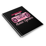 Words Fail Music Speaks Bright Pink Journal! FreckledFoxCompany