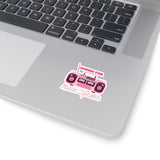 Words Fail Music Speaks Bright Pink Vinyl Sticker! FreckledFoxCompany