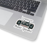 Words Fail Music Speaks Grey Vinyl Sticker! FreckledFoxCompany