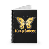 Yellow Keep Sweet Butterfly Journal! FreckledFoxCompany