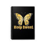 Yellow Keep Sweet Butterfly Journal! FreckledFoxCompany