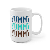 Yummy Yummy Ceramic Mug 15oz! Novelty Gifts, Coffee Lovers! FreckledFoxCompany